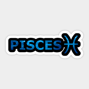 PISCES (water) Sticker